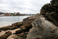 Looking back towards Manly beach