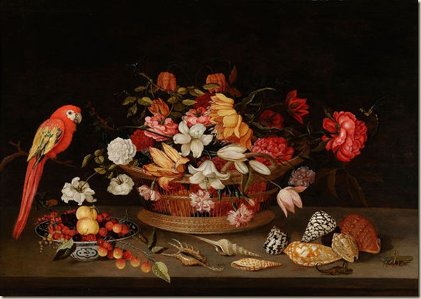 Nature morte au perroquet