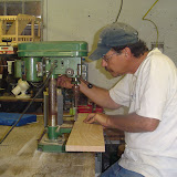 Brian in the workshop.