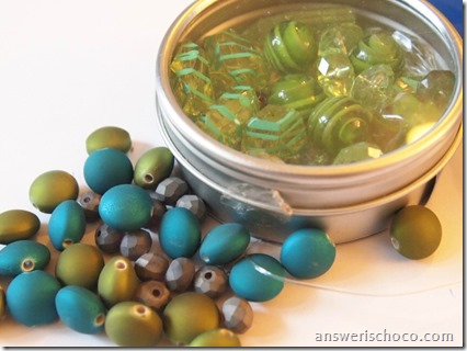 Blue Moon Beads Blues and Greens
