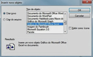 Inserir Novo Objero Inserir Novo Objero
