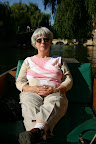 Mom enjoying a punt on the Cam