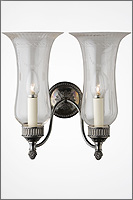 Martha has a large collection of sconces in this style. Hurricane, Charles Edwards Lighting. Martha has a large collection of sconces in this style. Hurricane, Charles Edwards Lighting.