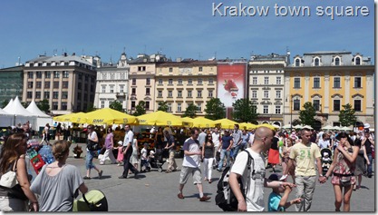 Krakow town square