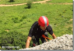 Capacete na escalada