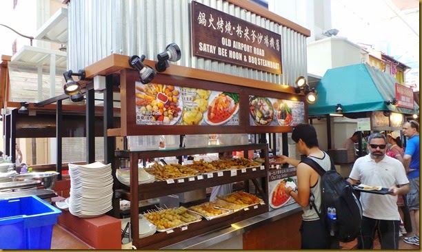 Food stand in Smith Street Singapore