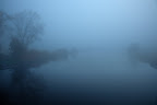 Nebel an der Hamme im Teufelsmoor