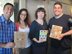 Lino, Terri, Maura and Steve with the final products!