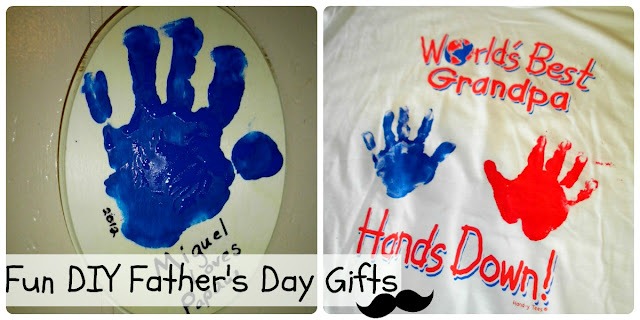FATHERs kid's gift idea handprints