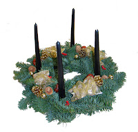 Advent Table Top Wreath