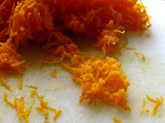 Grated squash Grated squash