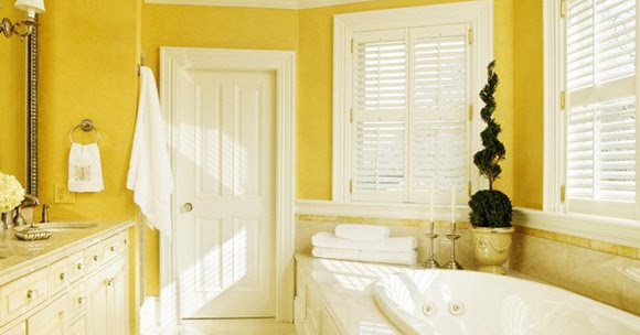 Baños & Estilos: Decora con amarillo tu baño