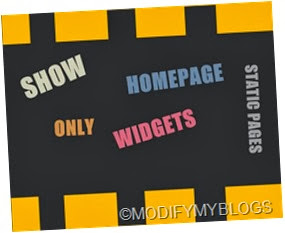 show,hide,only,static pages,homepage and archive pages to widgets show,hide,only,static pages,homepage and archive pages to widgets