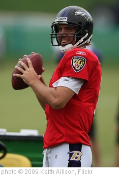 'Joe Flacco' photo (c) 2009, Keith Allison - license: http://creativecommons.org/licenses/by-sa/2.0/