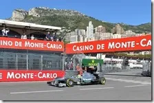 Rosberg nelle prove libere del gran premio di Monaco 2013