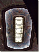 View of ceiling in theater