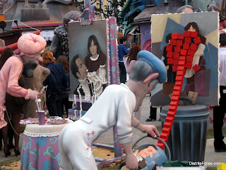 Falla Sueca-Literat Azorín 2012.