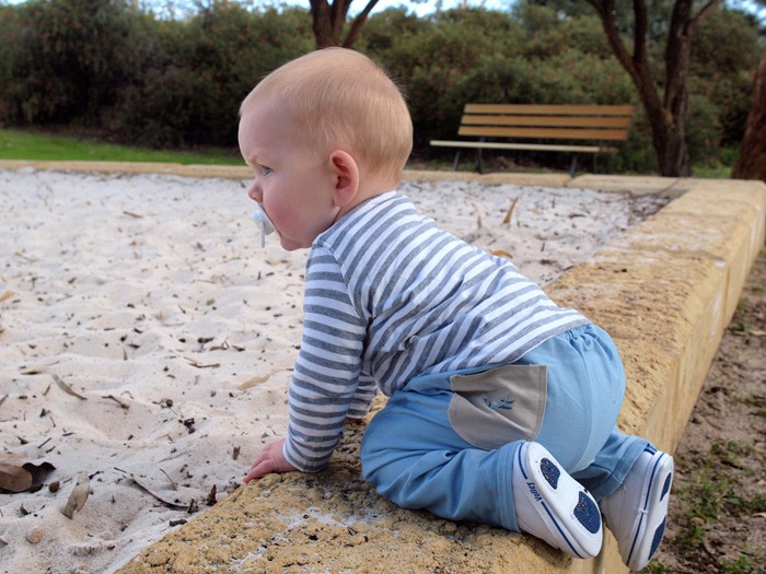 at the park