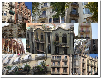 Facades à Barcelone Facades à Barcelone