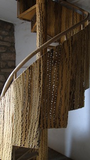 Escada de madeira de cactos - Toconao