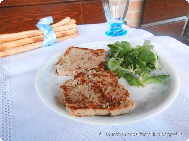 hamburger pesce salmone verdure senza uova tonno