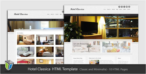 Hotel Classica - Clean Minimalist HTML Template - ThemeForest Item for Sale