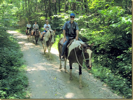 2011-07-21 - IN, McCormick's Creek State Park - Trail Ride with Chelsey (5)