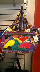 Laurel Burch bag 3 horses on front