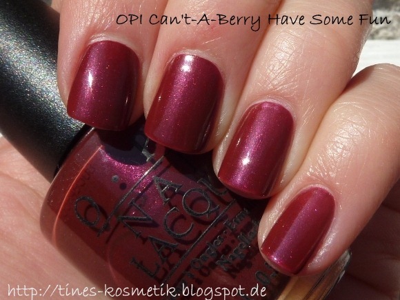 OPI Cant-A-Berry Have Some Fun 1 OPI Cant-A-Berry Have Some Fun 1