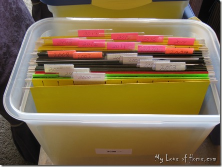 photo filing system