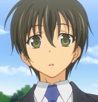 Lead man Banri's boring face