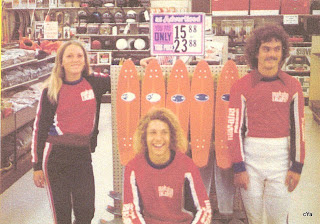 Robin, Tony and Bruce on a demo for Makaha at a K Mart Store!