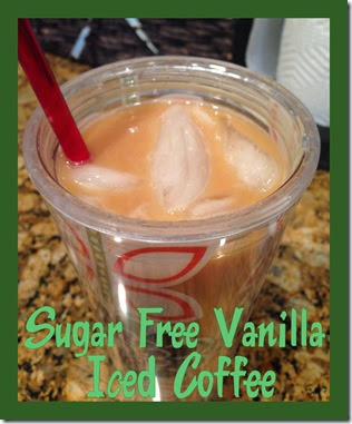 Sugar Free Vanilla Iced Coffee Title