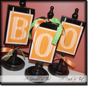 Halloween BOO {A Sprinkle of This . . . . A Dash of That}
