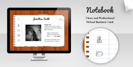 Notebook - Virtual Business Card - Virtual Business Card Personal