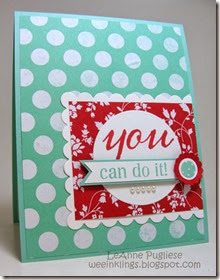 LeAnne Pugliese WeeInklings You Can Do It Stampin Up 