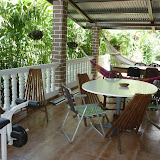 Boquete homestay patio, Panama
