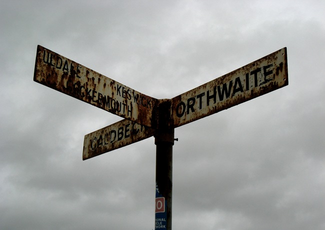 A SIGN! WE'RE NOT LOST! A SIGN! WE'RE NOT LOST!