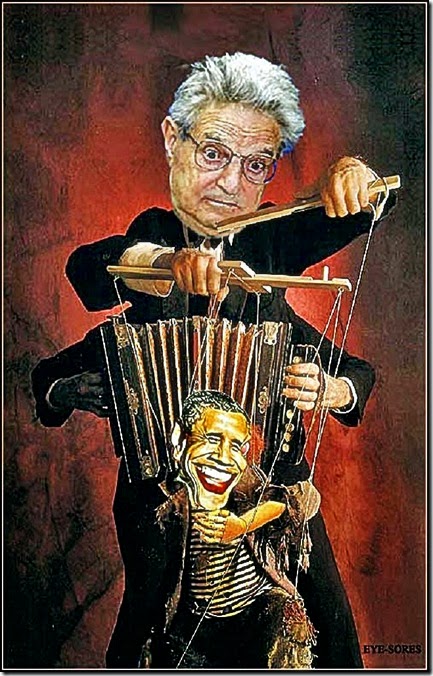 Soros puppeteer - Obama puppet