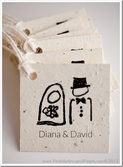 bridal shower cookie tags