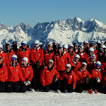 Rote Teufel Skilehrer
