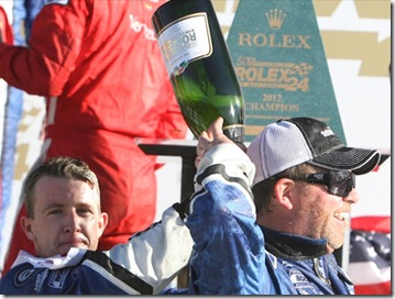 26-29 January, 2012, Daytona Beach, Florida USA
in Victory Lane following the Rolex 24 at Daytona.
(c)2012, (R.D. Ethan)
LAT Photo USA