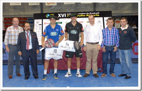 Navarro-Reiter y D&iacute;az-Belasteguin se ponen la txapela en los XVI Internacionales Bwin PPT de Euskadi Copa Julio Alegr&iacute;a.