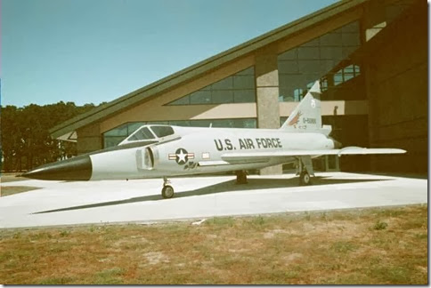 1956 Convair F-102A Delta Dagger at the Evergreen Aviation Museum in 2001