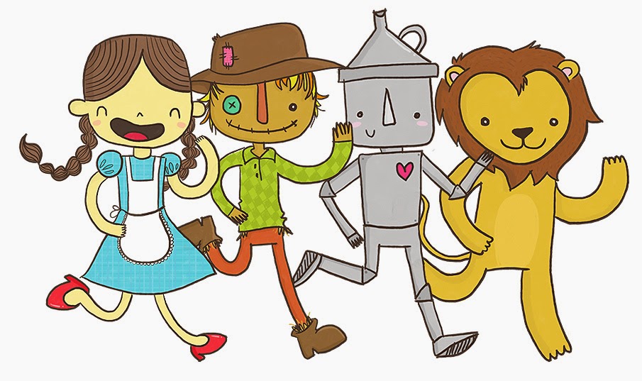 Olha que desenho fofo do mágico de Oz
