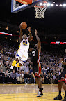 LeBron Debuts Red/Black LBJ9 PE in Heats Second OT Loss lebron james nba 120110 mia at gsw 05 LeBron Debuts Red/Black LBJ9 PE in Heats Second OT Loss