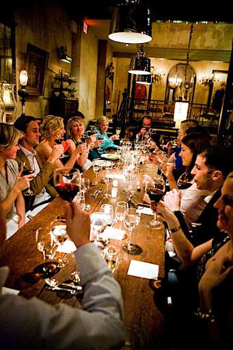 The 15 person dinner party included Katie and Colman's immediate families. The 15 person dinner party included Katie and Colman's immediate families.