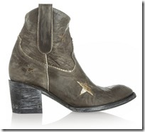 Mexicana Appliqued Distressed Leather Cowboy Boots