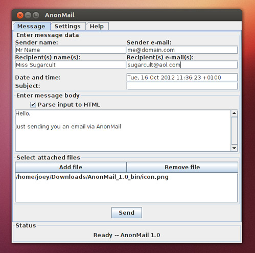 AnonMail su Ubuntu
