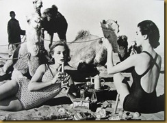 WK Tatiana Mary Rose and Camels Picnic Morocco 1958